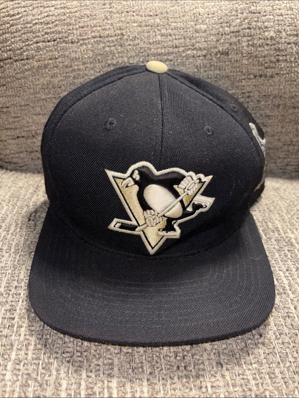 Mitchell & Ness Black Pittsburgh Penguins 2009 Stanley Cup Final Cap size 7 3/8
